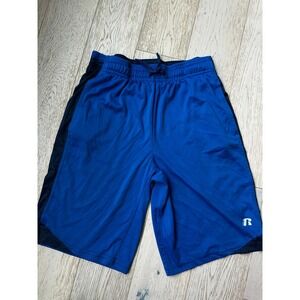 Russell Athletic Mens Blue Performance Gym Shorts XL 14-16 BR10103021 Ultra Blue